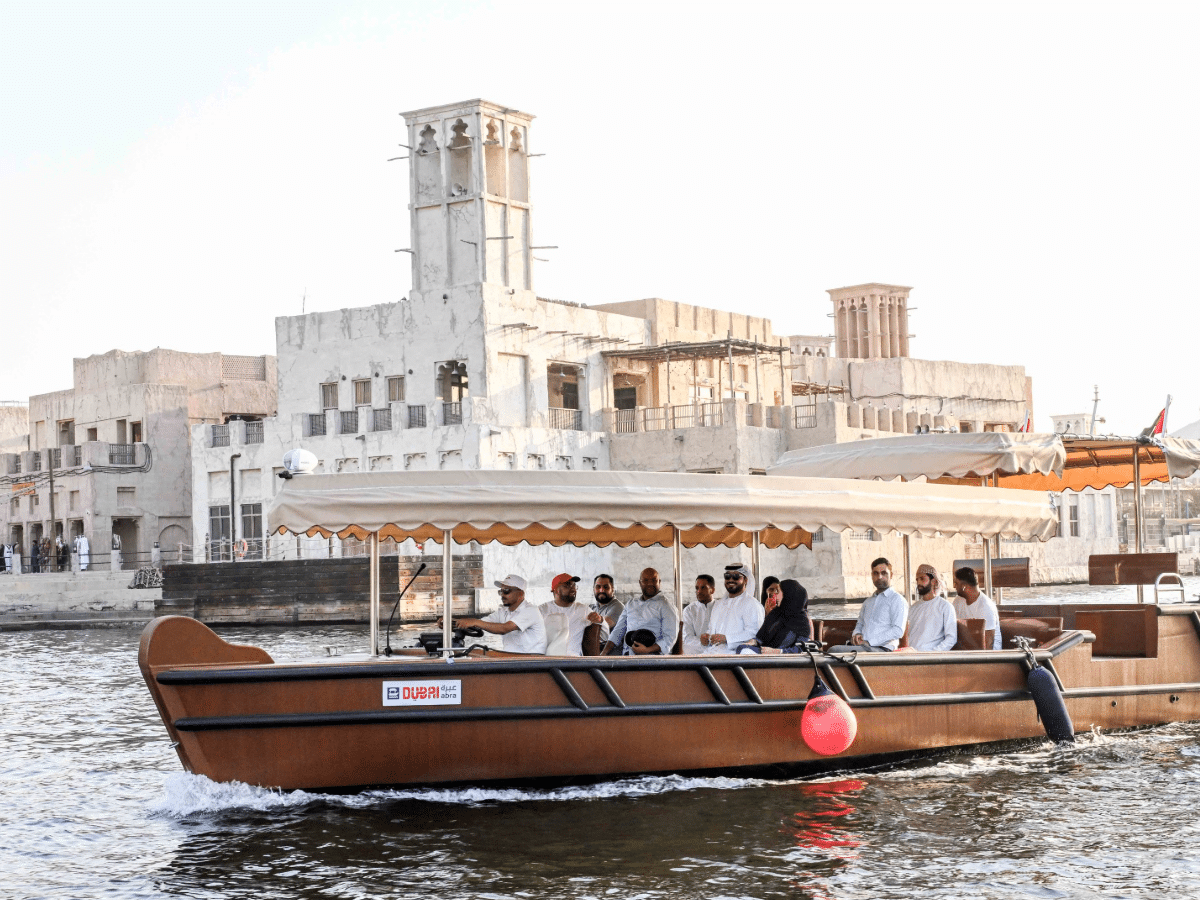 Traditional abra in Dubai