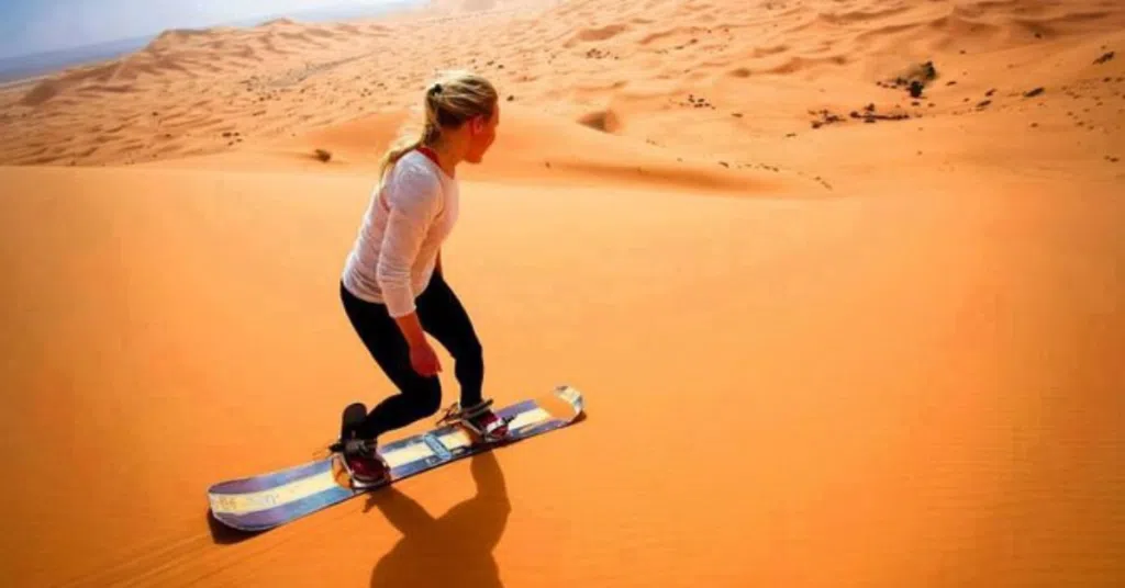 Dune bashing experience