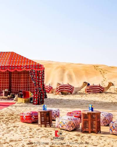 Arabian desert scene