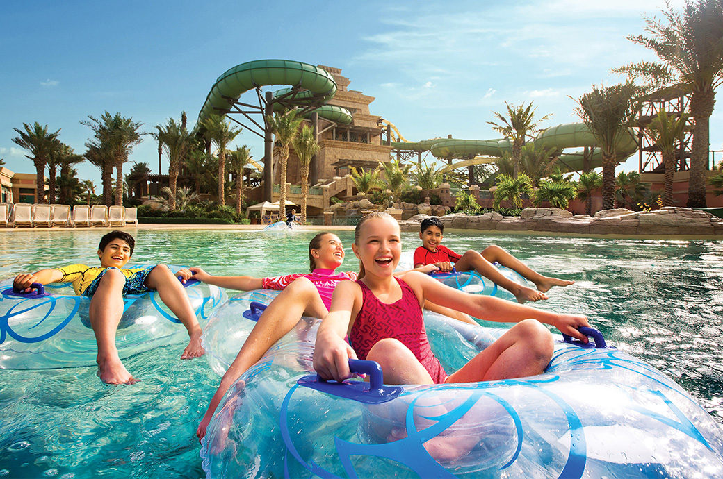 Aquaventure World waterpark in Dubai