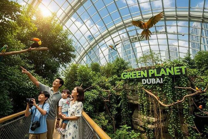 The Green Planet Dubai indoor rainforest