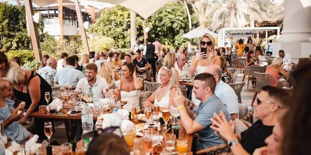 Saturday brunch in Dubai