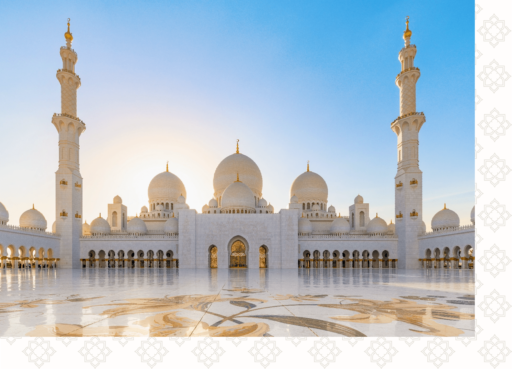 Sheikh Zayed Grand Mosque in Abu Dhabi