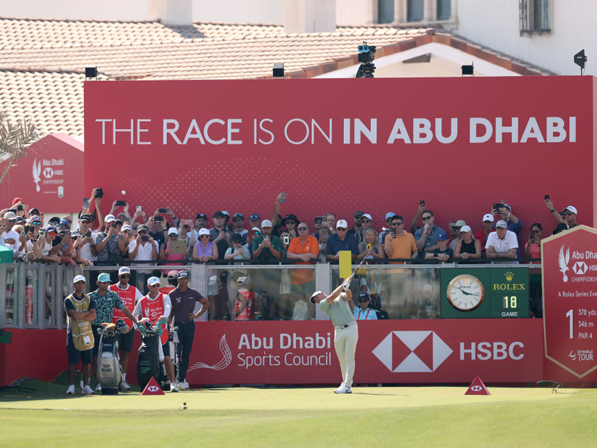 Abu Dhabi HSBC Championship tournament action